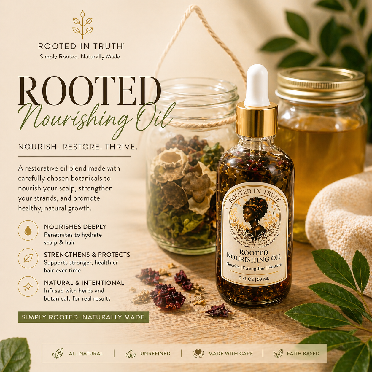 Simply Rooted Nourishing Oil